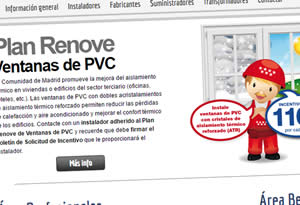 Plan Renove de Ventanas de PVC de la Comunidad de Madrid