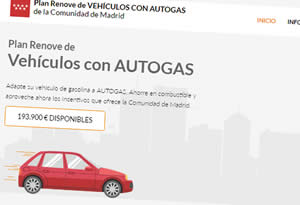 Plan Renove de Vehículos con AUTOGAS de la Comunidad de Madrid
