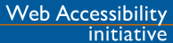 Logotipo de la Web Accessibility Initiative (WAI)